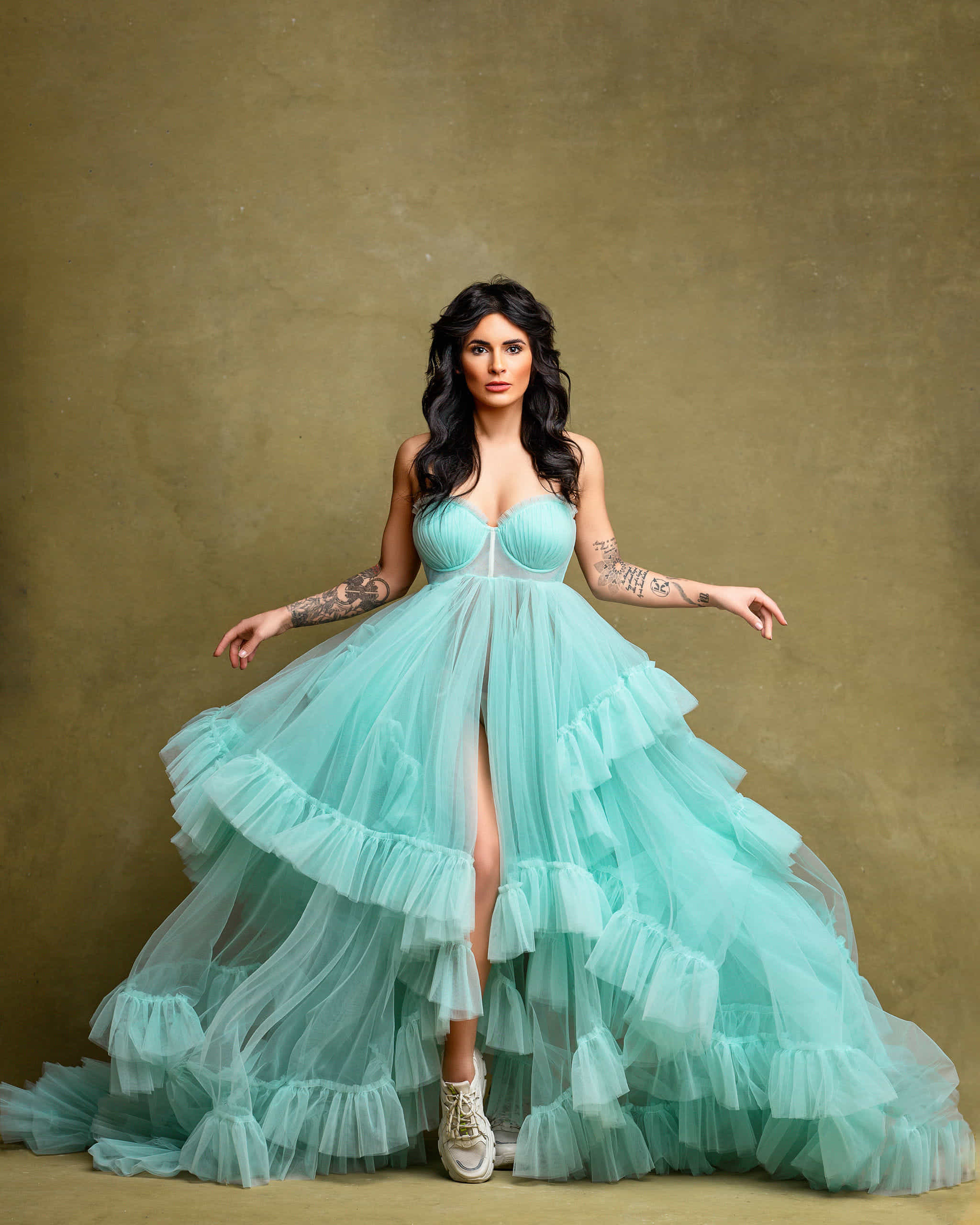 Dress Paloma - tulle fabric - Kamaprops Dress Paloma - tulle fabric - Kamaprops